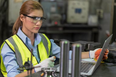 validation engineer performing tests