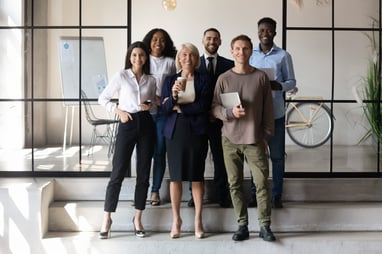 A successful group of a company's personnel