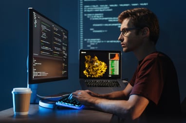 blockchain engineer coding