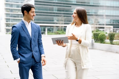 business professionals networking