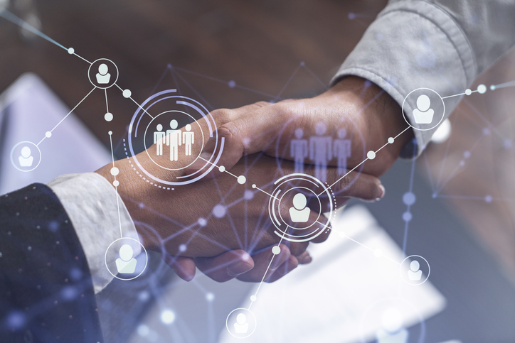 Server hallway in the sky