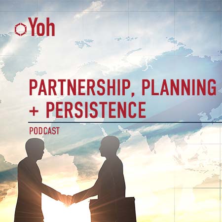 Partnership, Planning + Persistence featuring Lynda Sheppard, VP Managed Services, Yoh